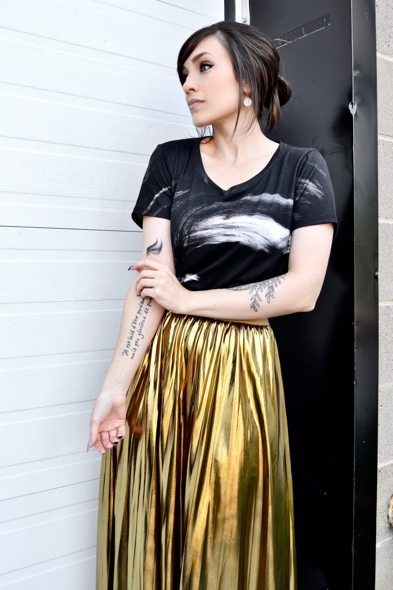 Short Sleeve V-Neck Tee