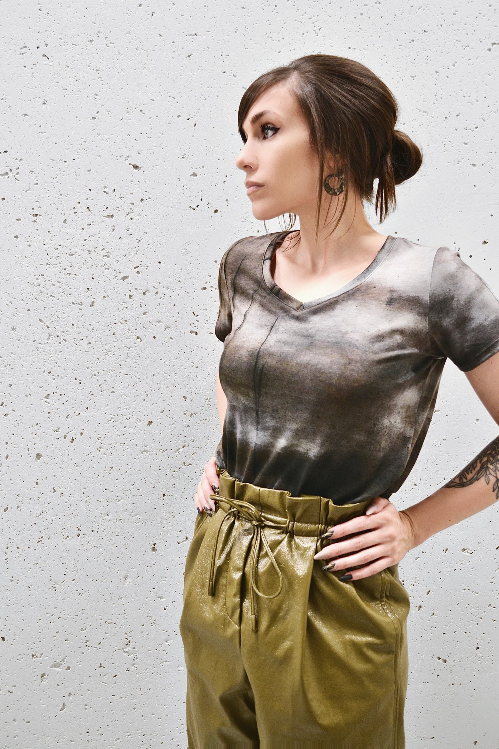 Short Sleeve V-Neck Tee