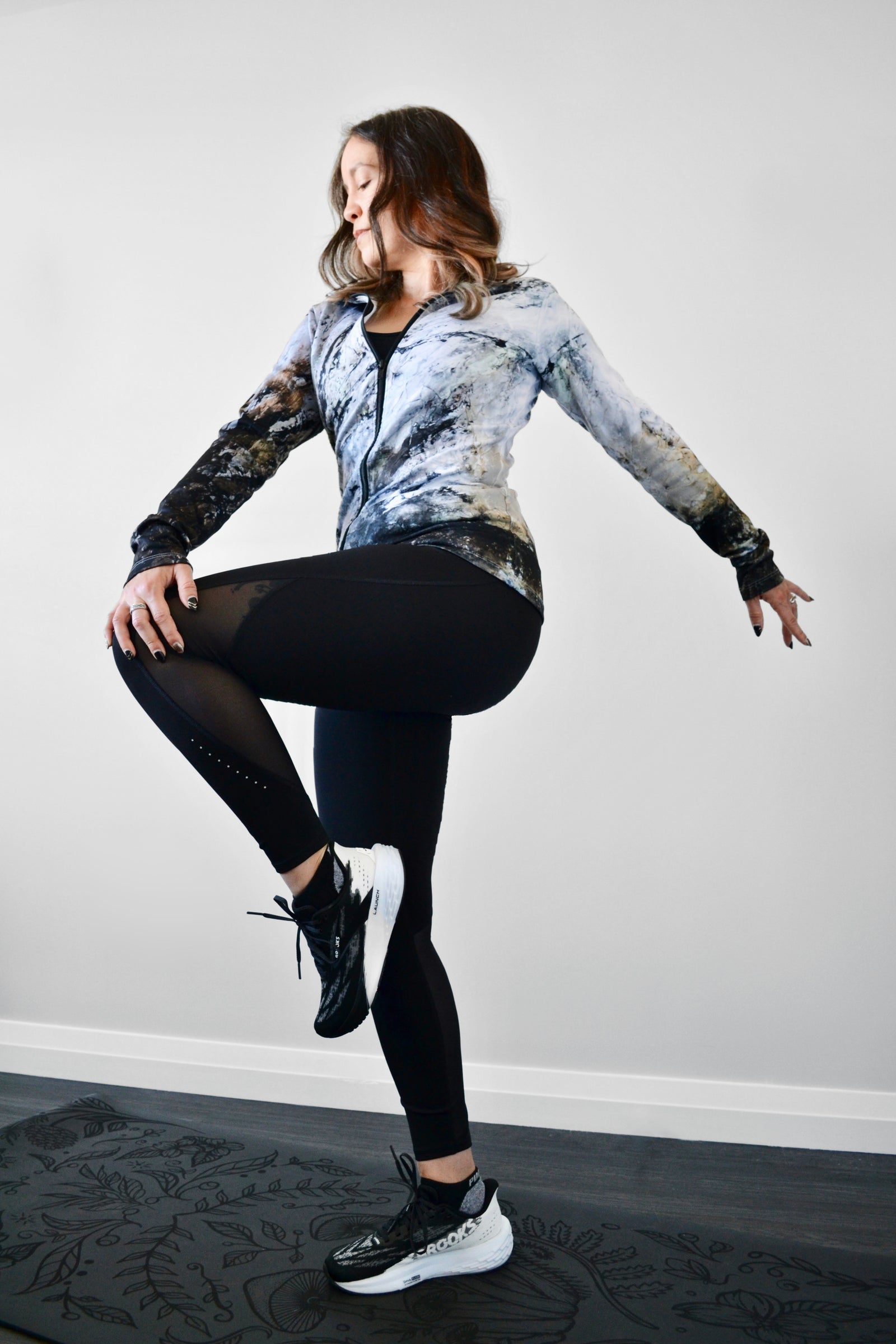 Full Zip Long Sleeve Active Top