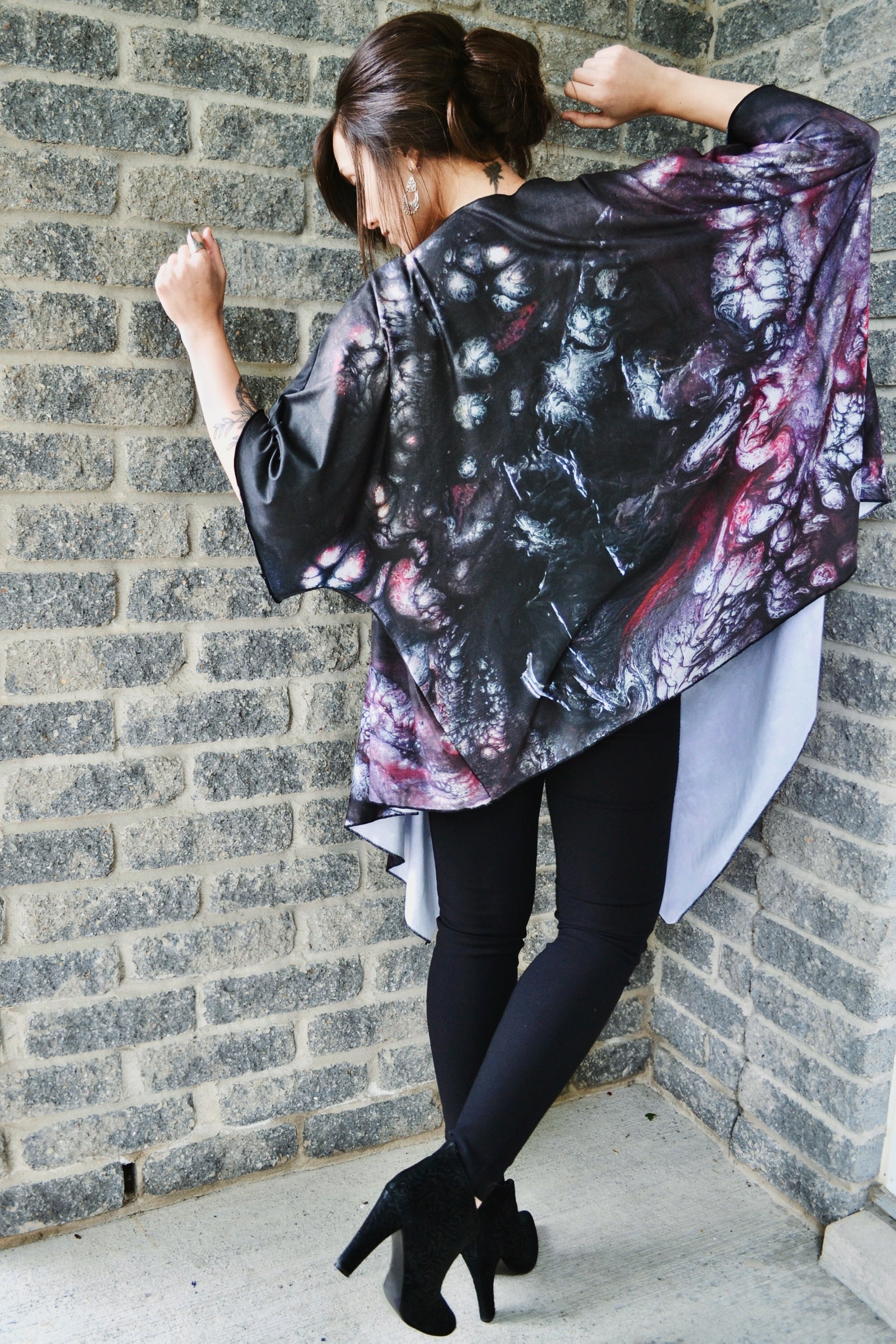 Draped Cover Up Without Fringe