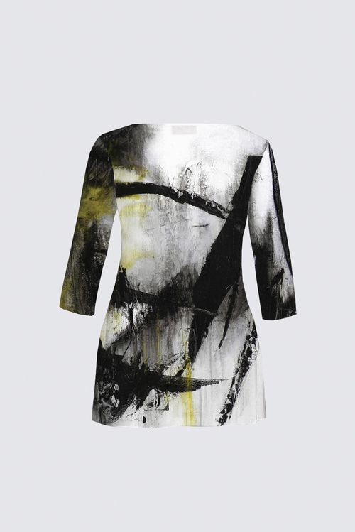 Curve Boat Neck Long Sleeve Tunic