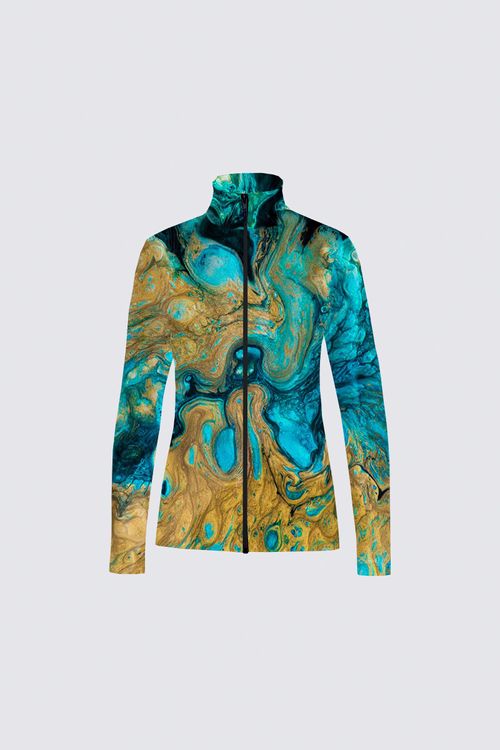 Full Zip Long Sleeve Active Top