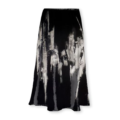 Satin Midi Skirt