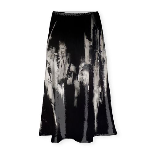 Satin Midi Skirt