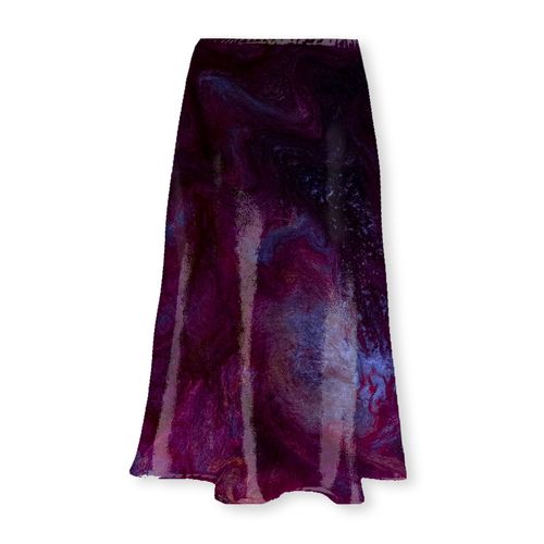Satin Midi Skirt