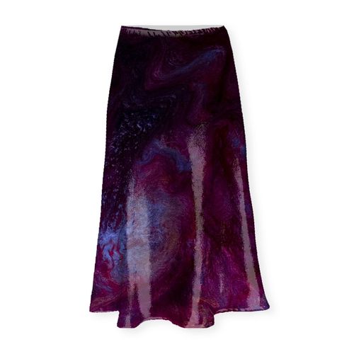 Satin Midi Skirt