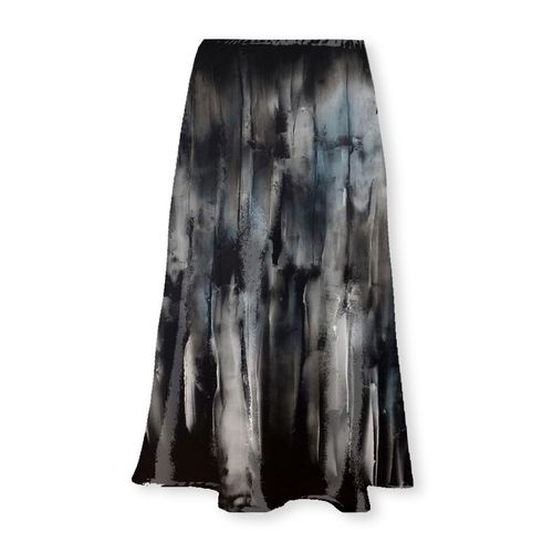 Satin Midi Skirt