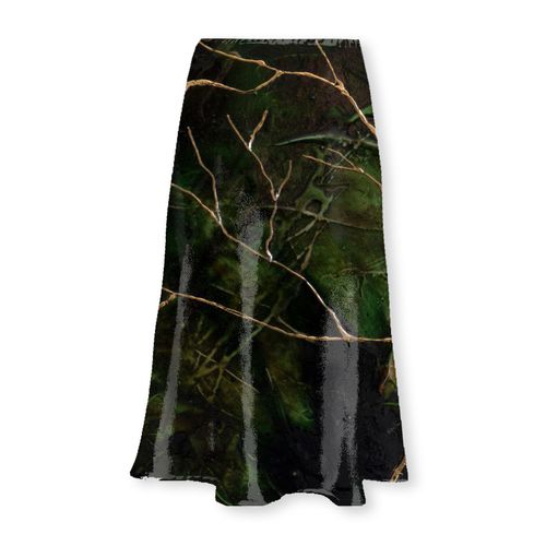 Satin Midi Skirt
