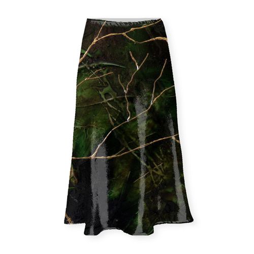 Satin Midi Skirt
