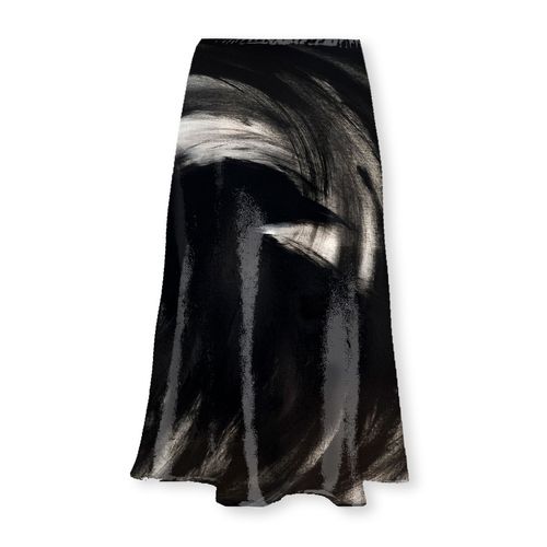 Satin Midi Skirt