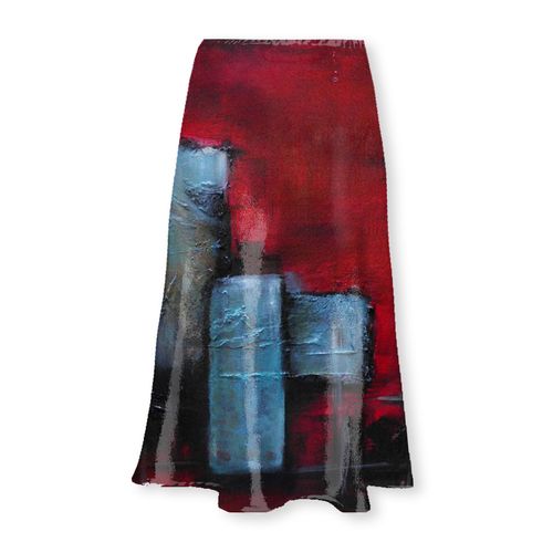 Satin Midi Skirt