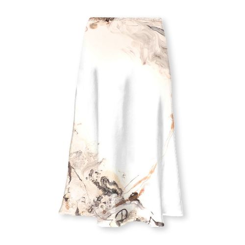 Satin Midi Skirt