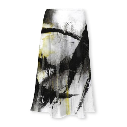 Satin Midi Skirt