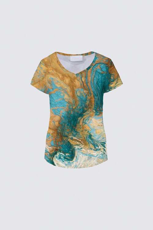 Short Sleeve V-Neck Tee