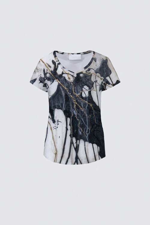 Short Sleeve V-Neck Tee