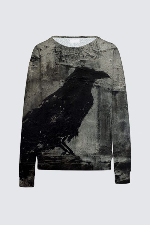 Round Neck Brushed Knit Pullover