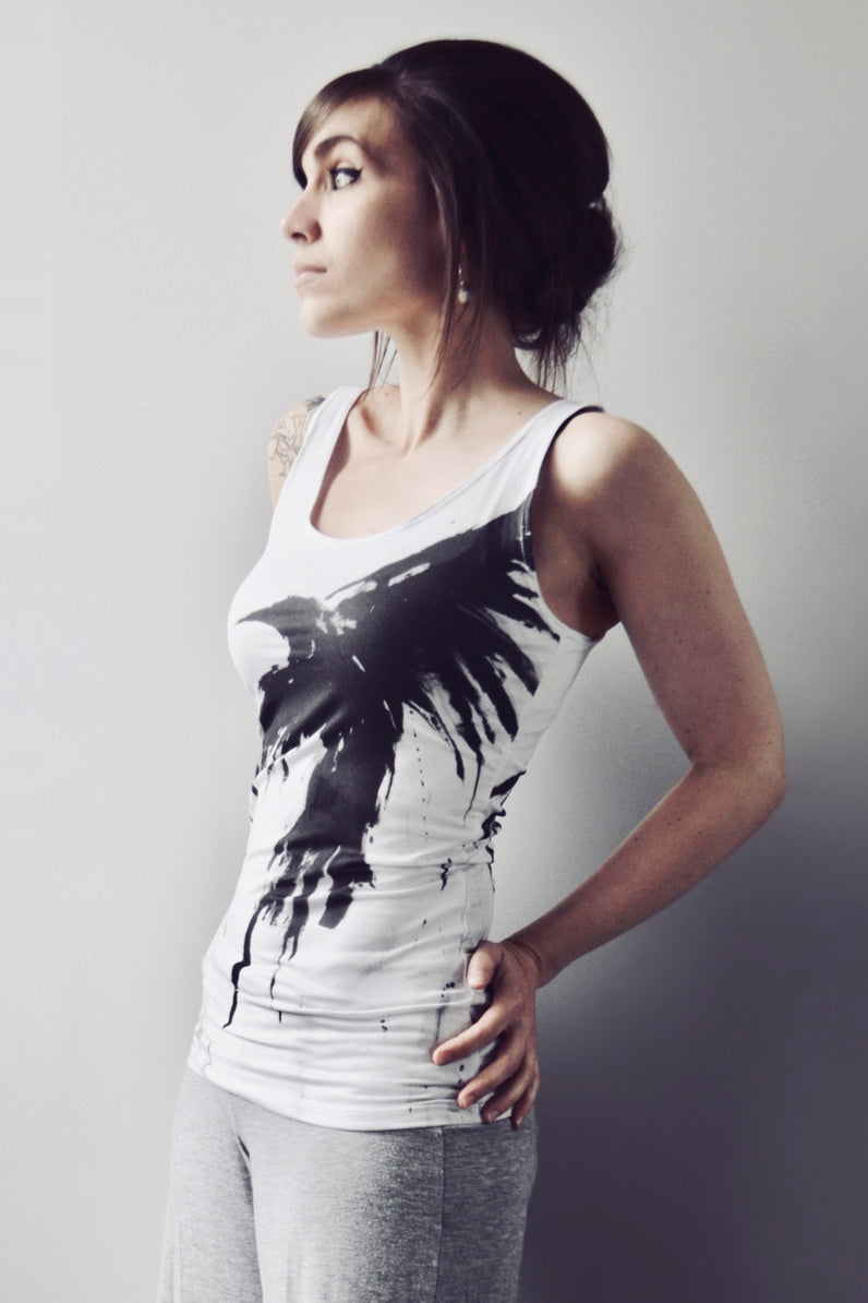 Crow IX Fitted Tank Top