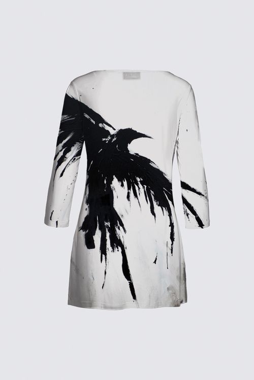 Boat Neck Long Sleeve Tunic