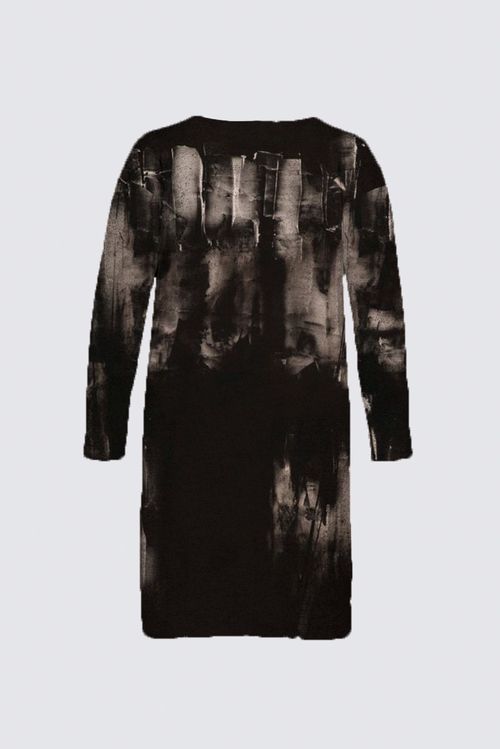 Curve Brushed Knit Duster Cardigan With Pockets