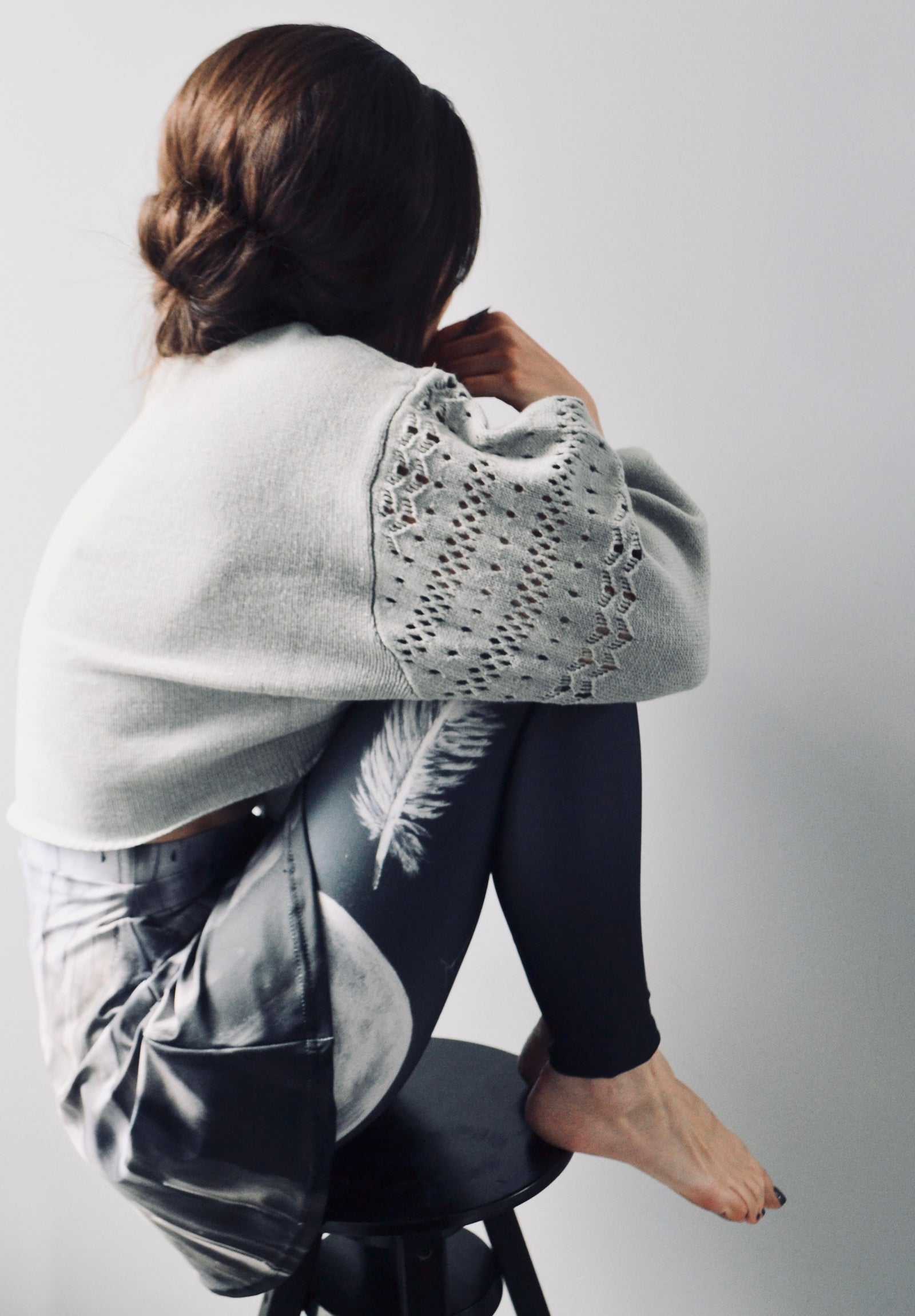 Silver Sage High Waist Leggings