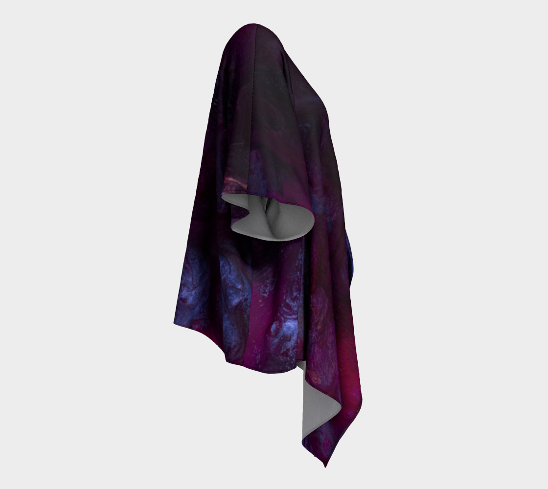 Draped Cover Up Without Fringe