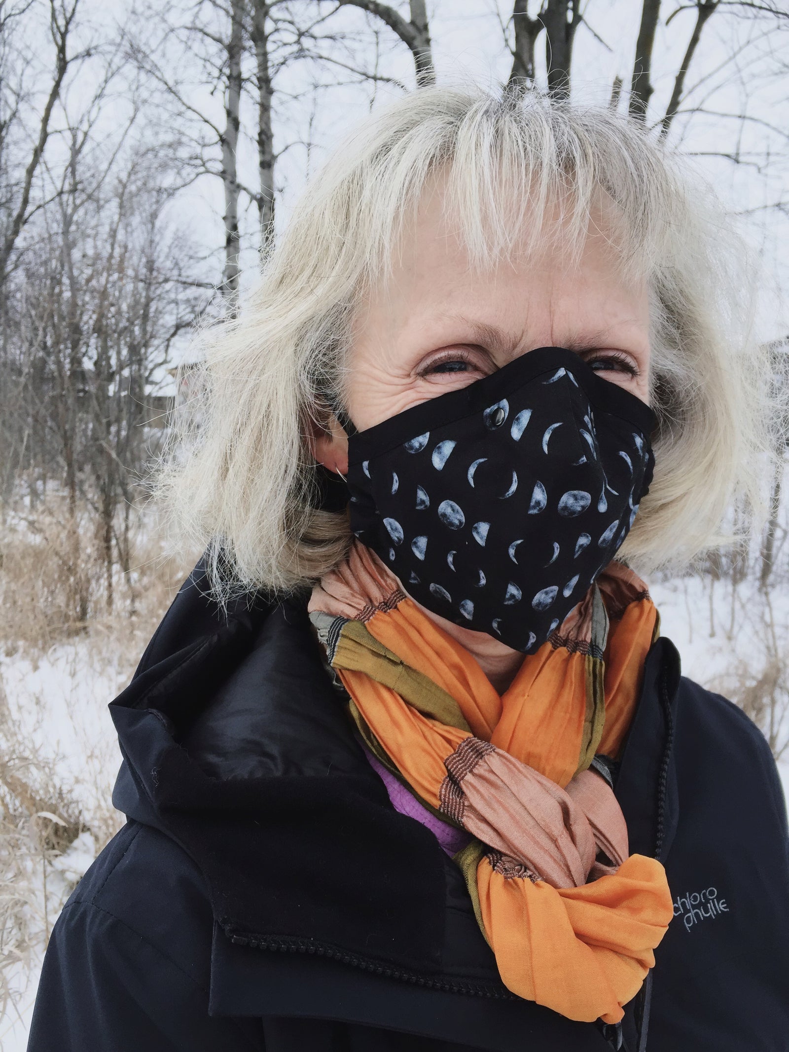 Moon Phases Pattern Mask