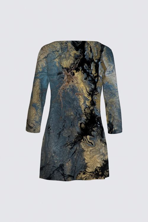 Boat Neck Long Sleeve Tunic