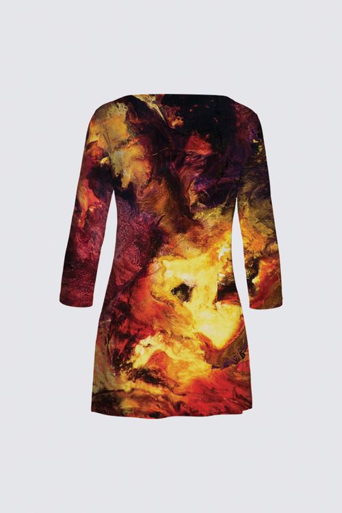 Boat Neck Long Sleeve Tunic