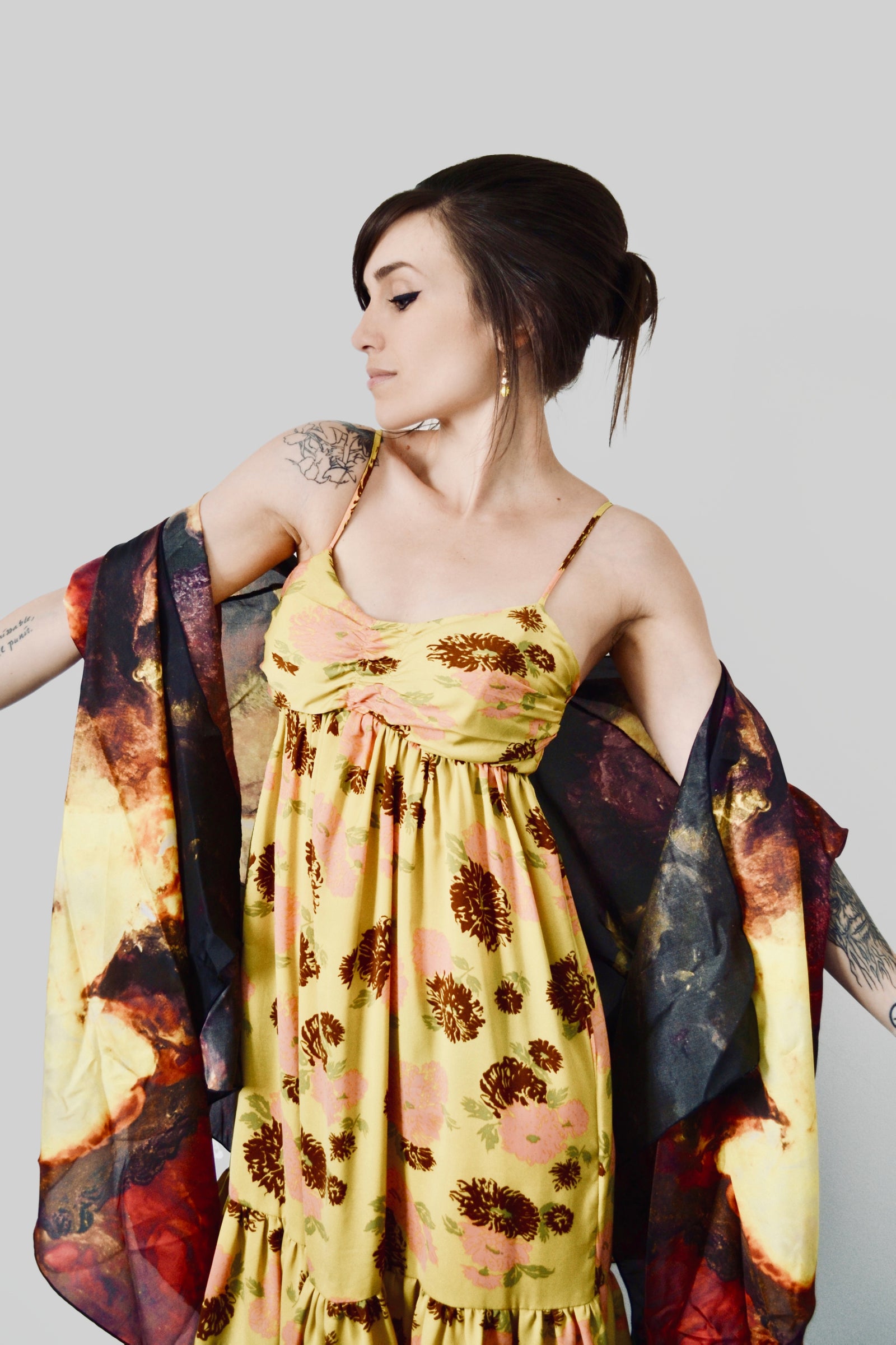 Draped Cover Up Without Fringe