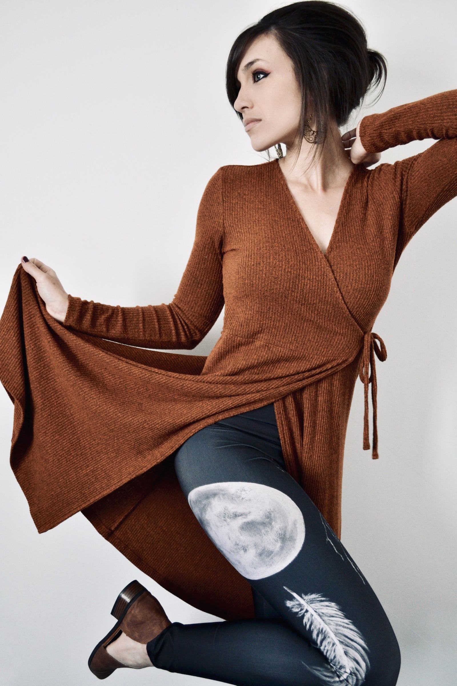 Silver Sage High Waist Leggings