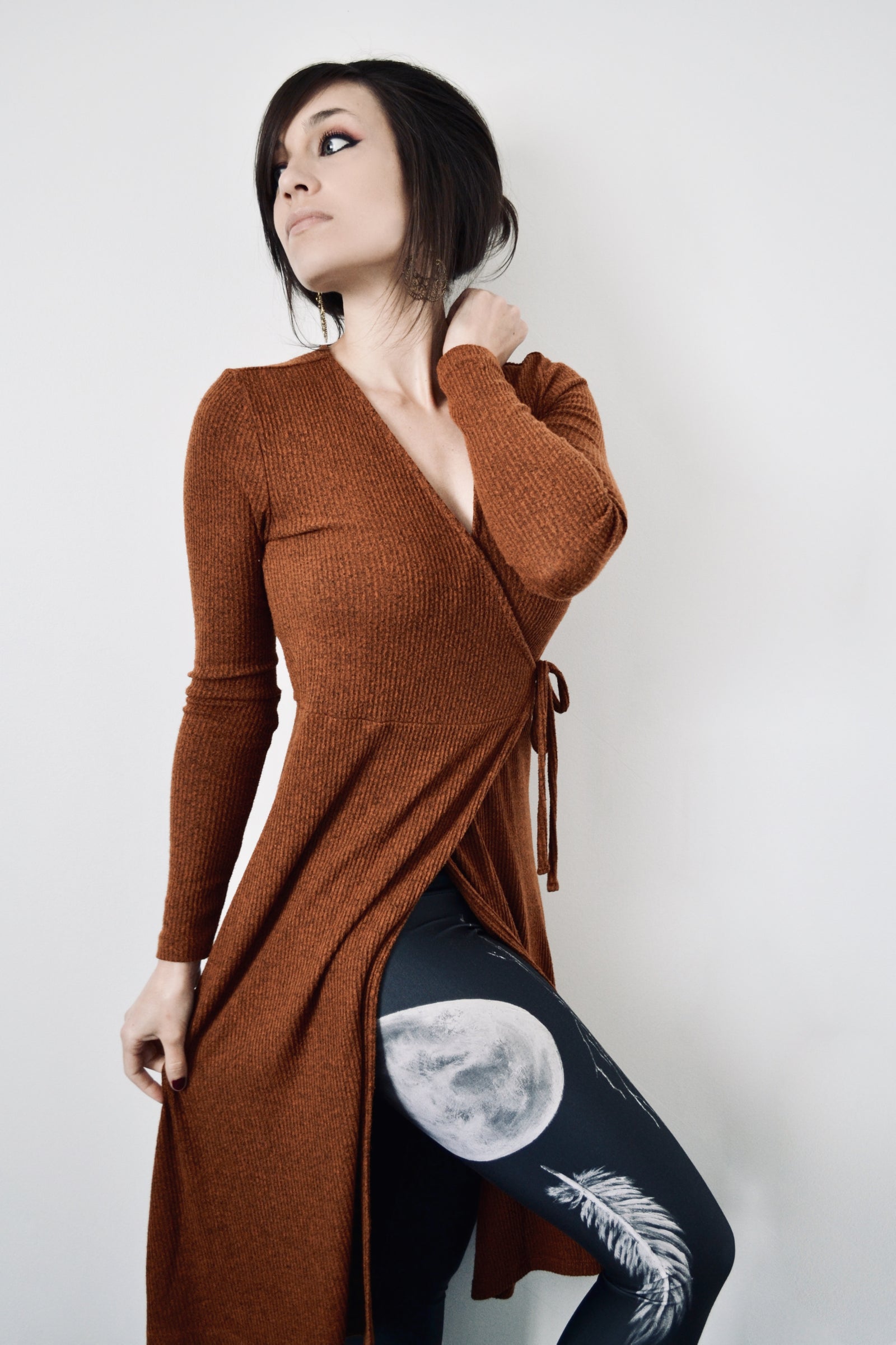 Silver Sage High Waist Leggings