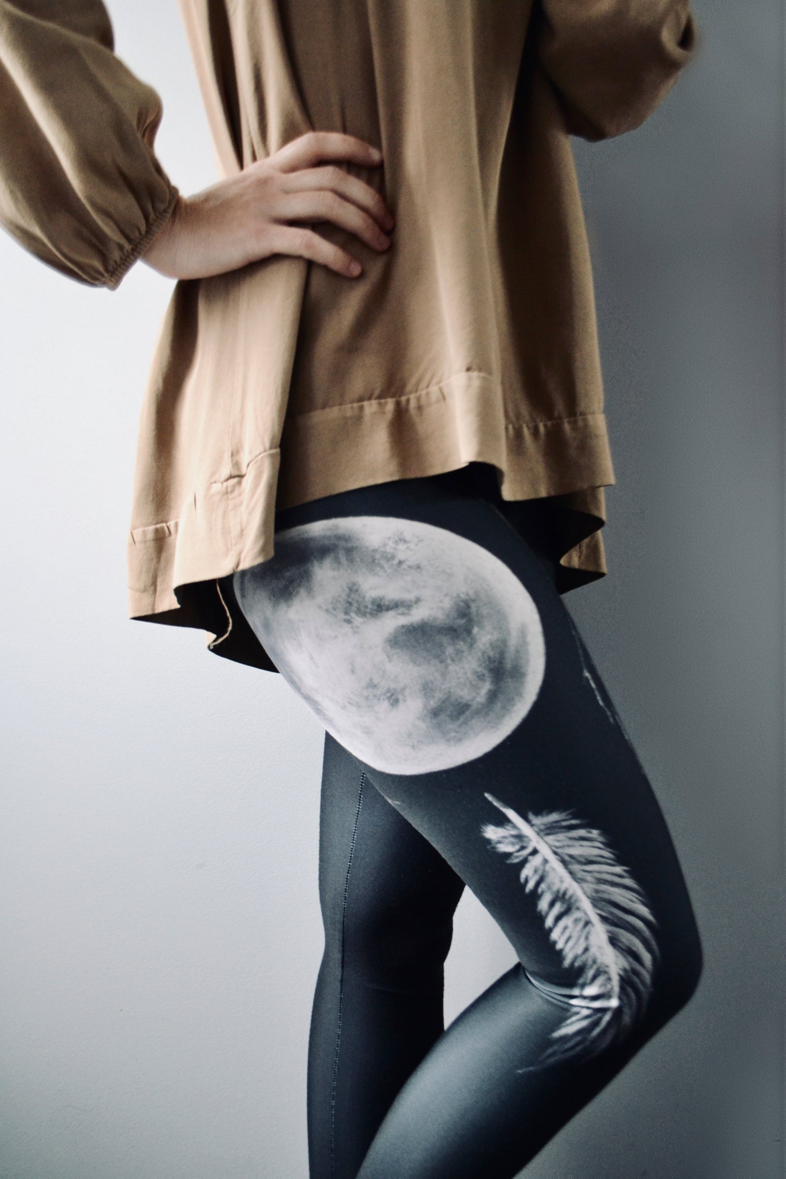 Silver Sage High Waist Leggings