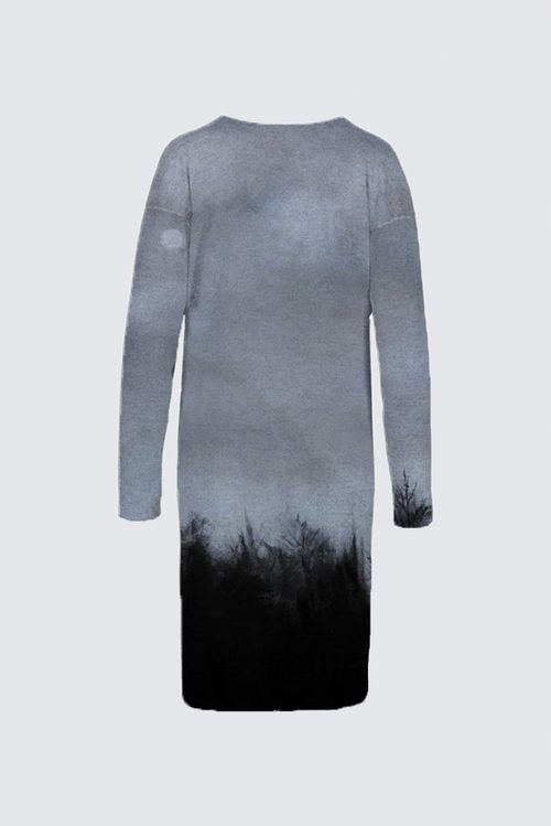 Brushed Knit Duster Cardigan With Pockets