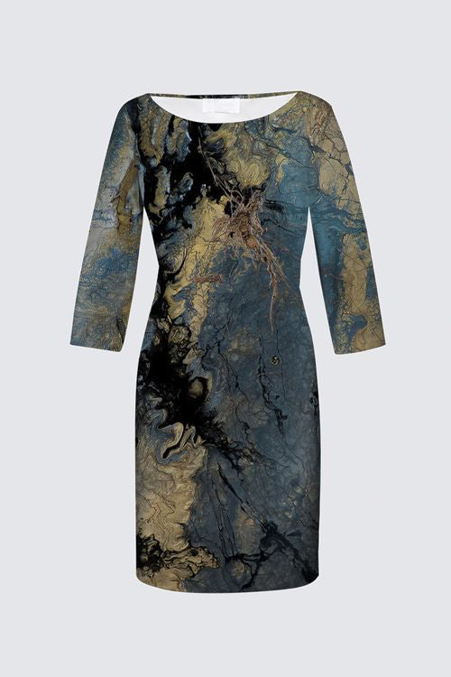 Half Sleeve Short Dress