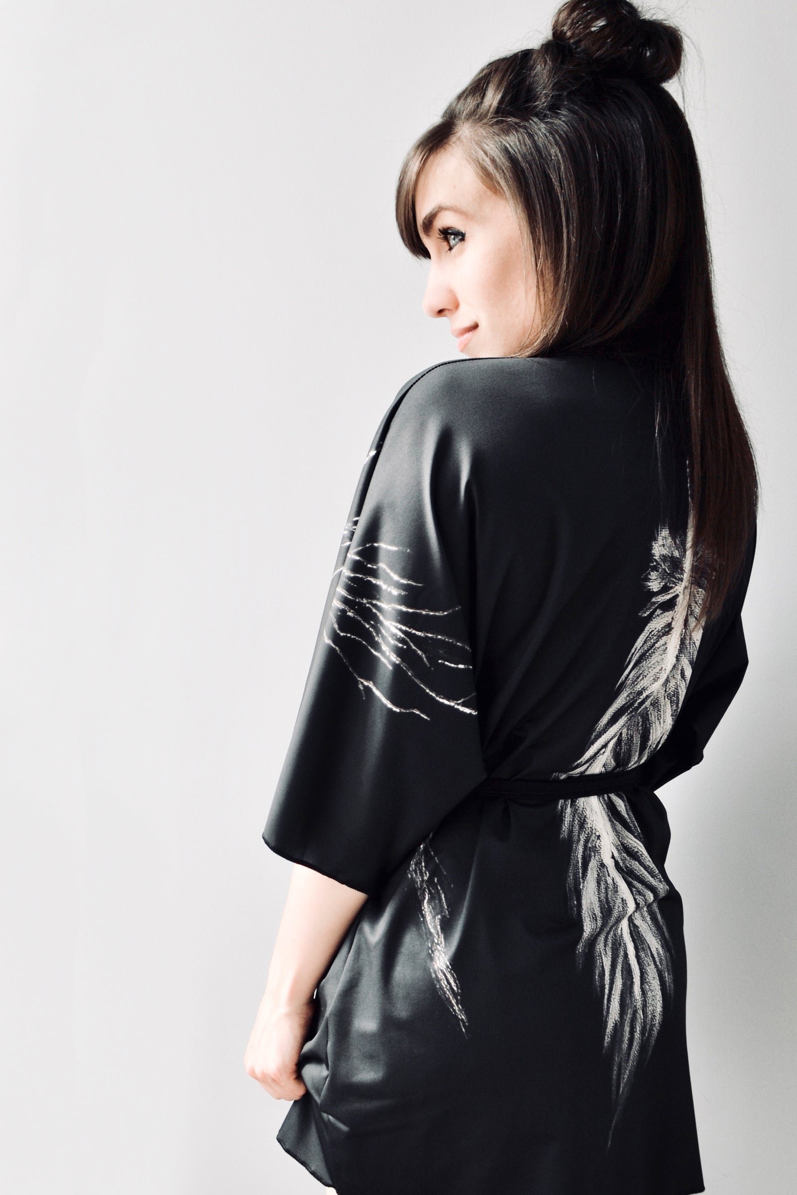 Silver Sage Short Robe