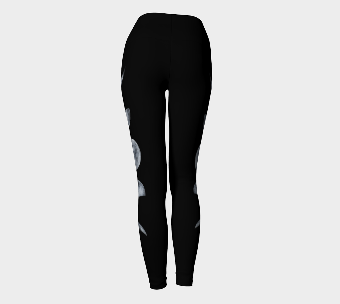 Moon Phases High Waist Leggings