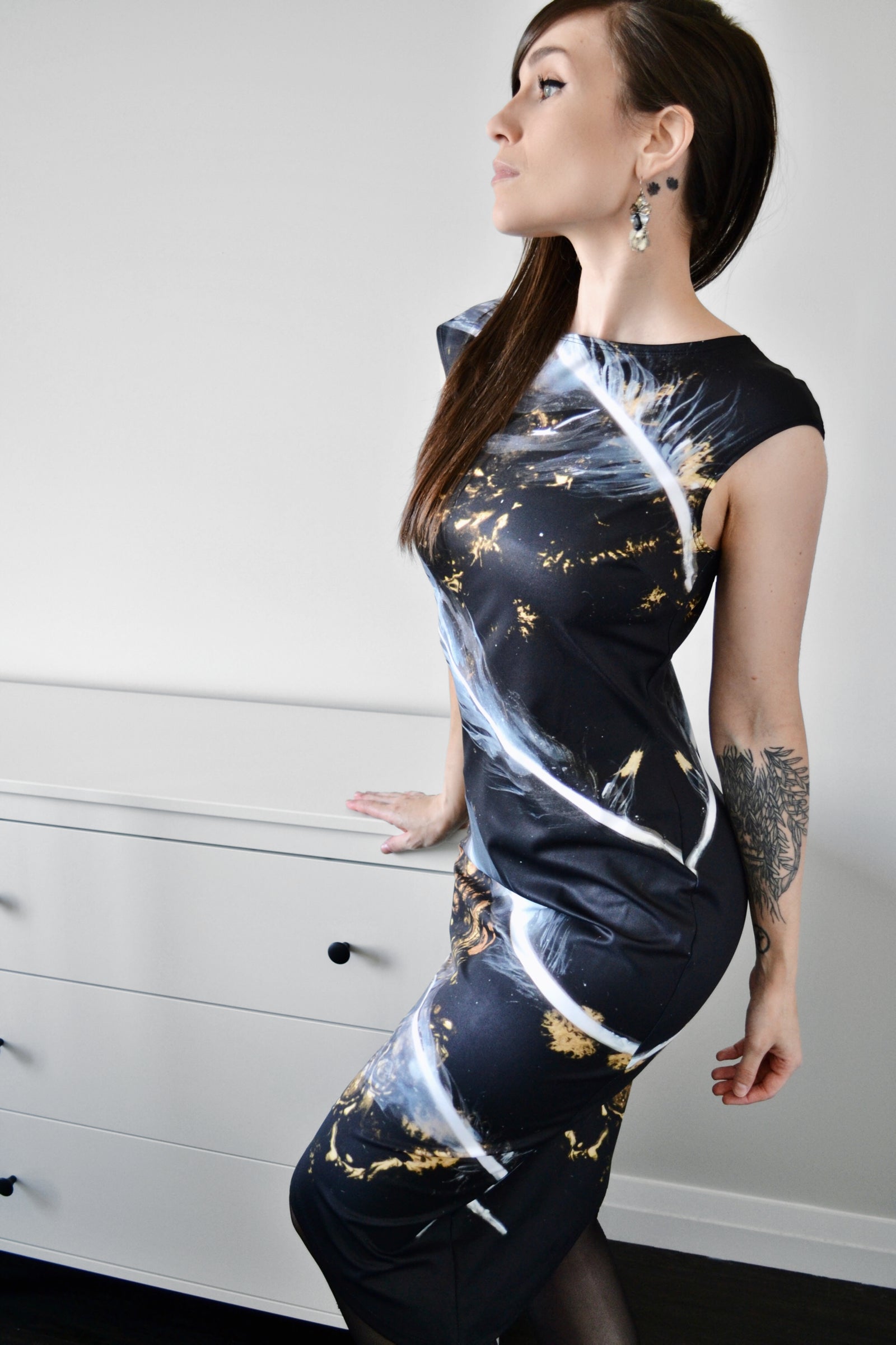 Silky Asymmetric Dress (Discontinued)