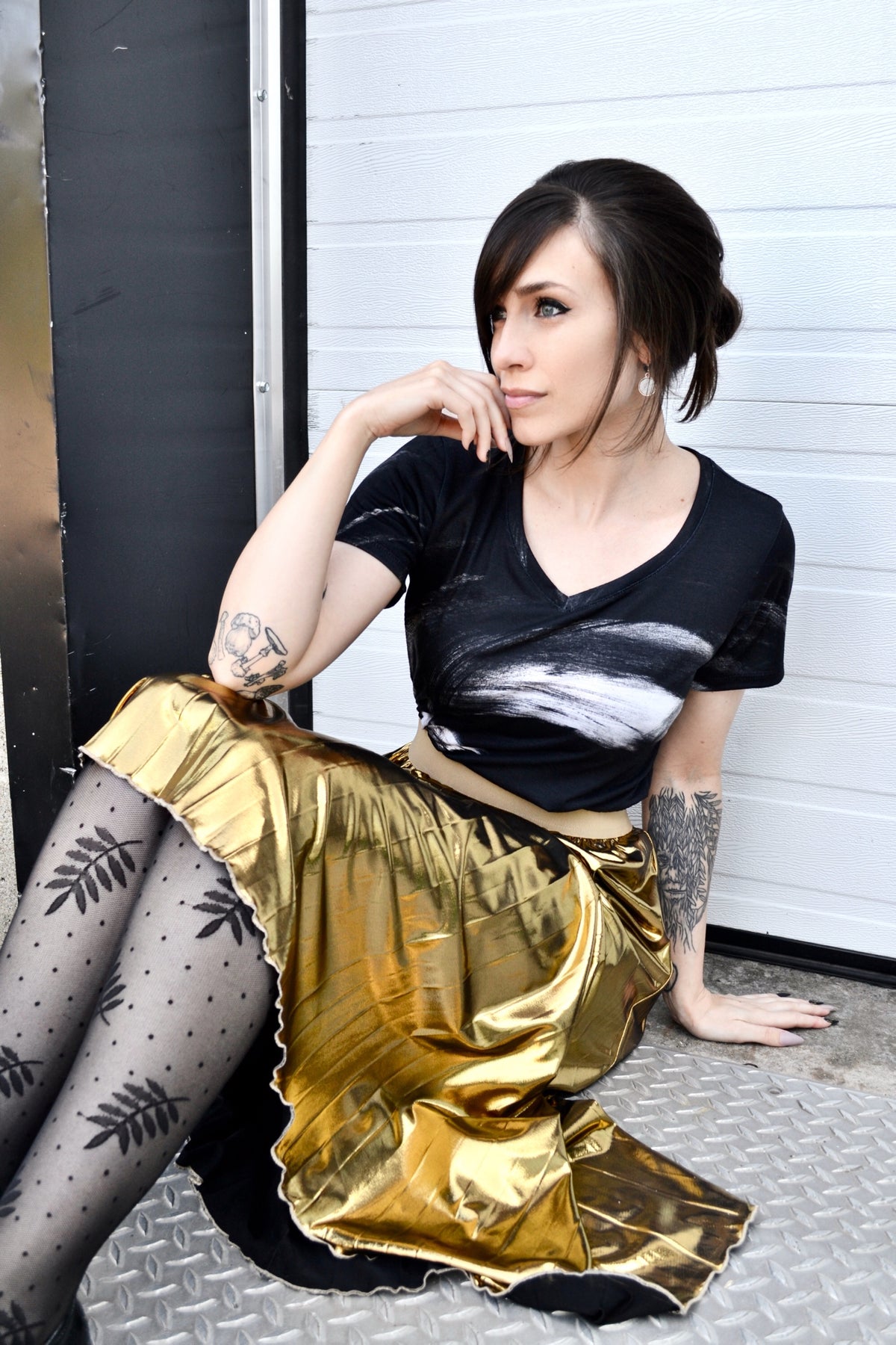 Short Sleeve V-Neck Tee