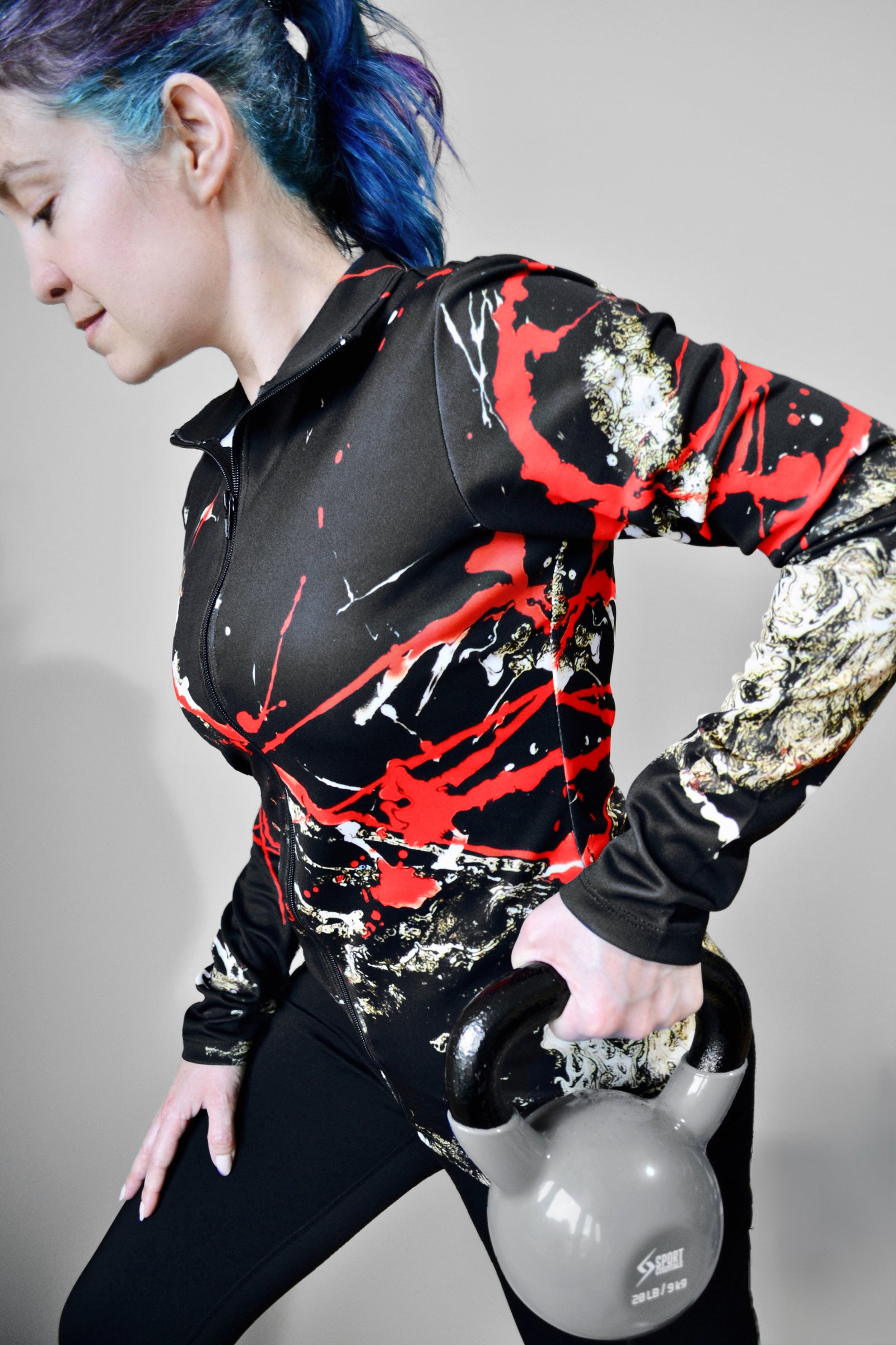 Full Zip Long Sleeve Active Top