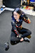 Scuba Knit Full Zip Long Sleeve Active Top