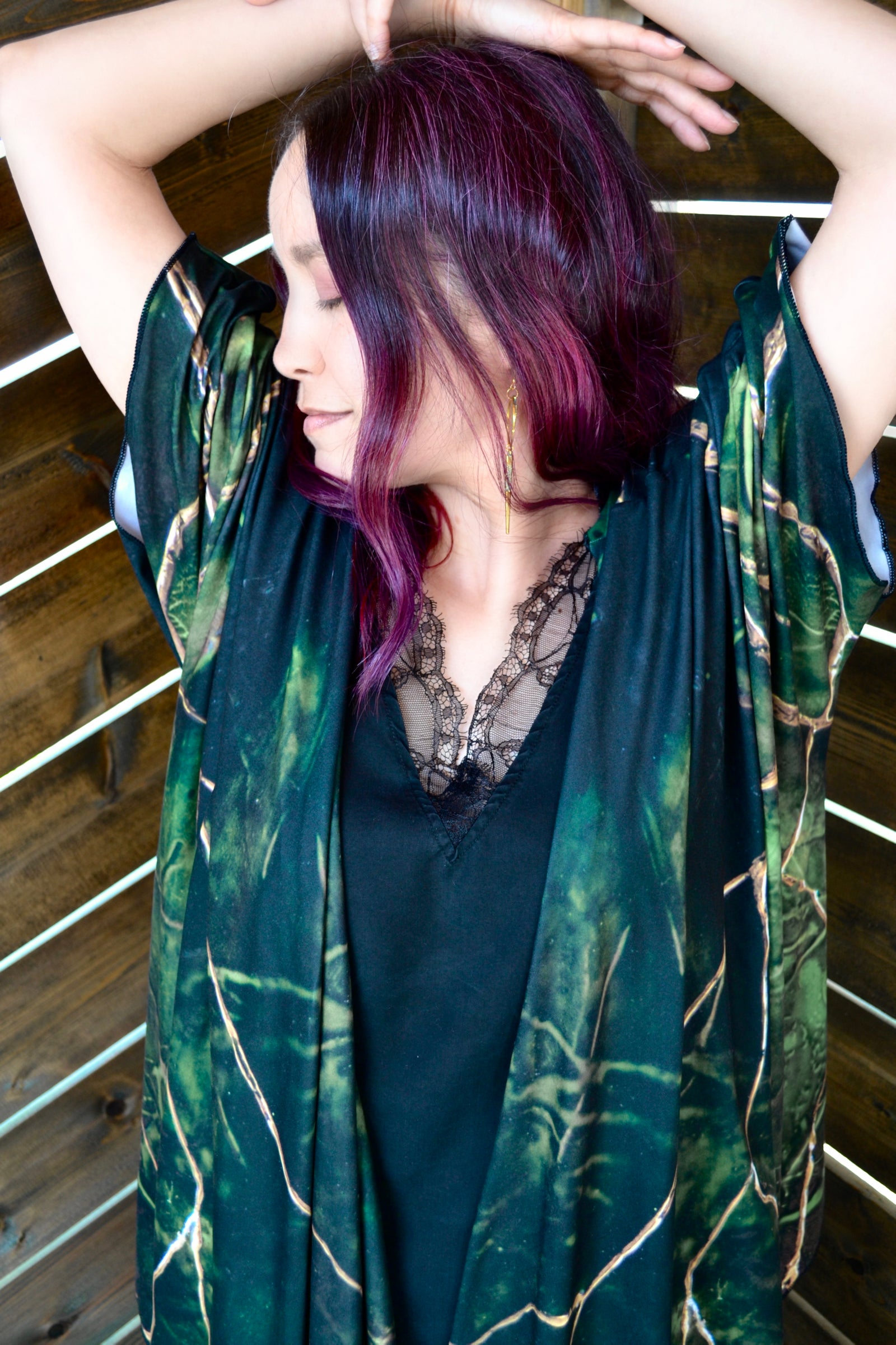 Draped Cover Up Without Fringe