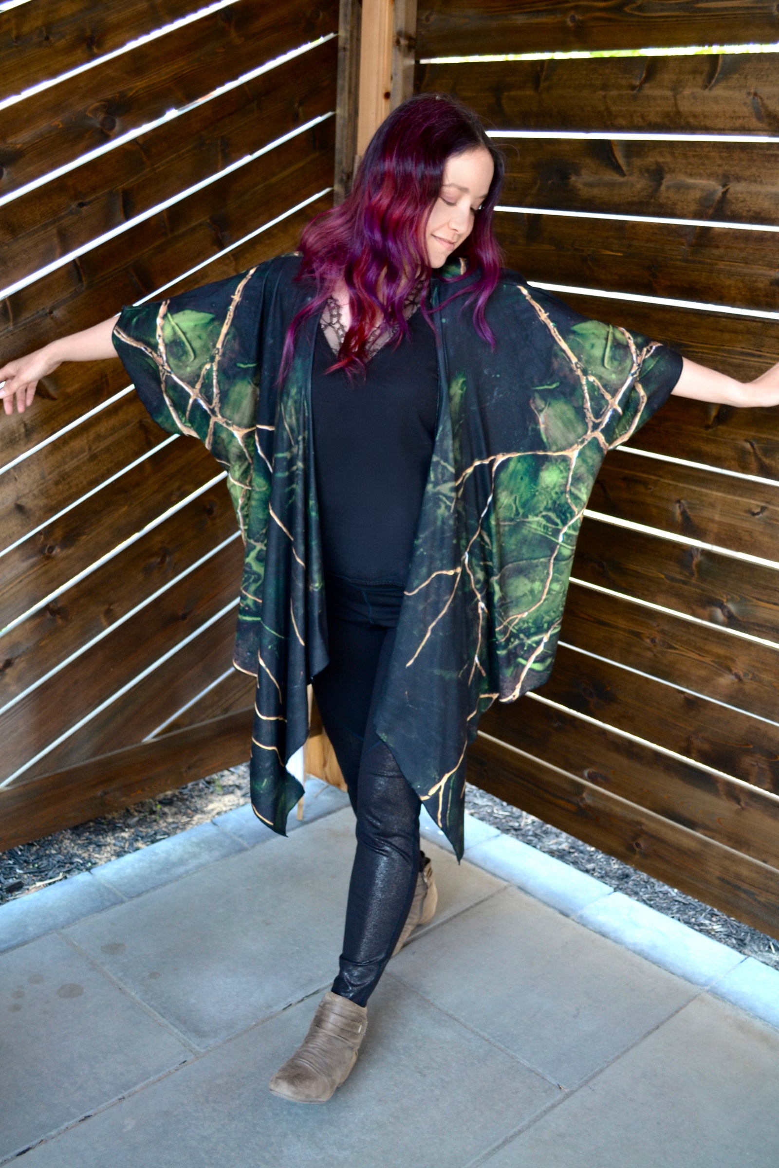 Draped Cover Up Without Fringe