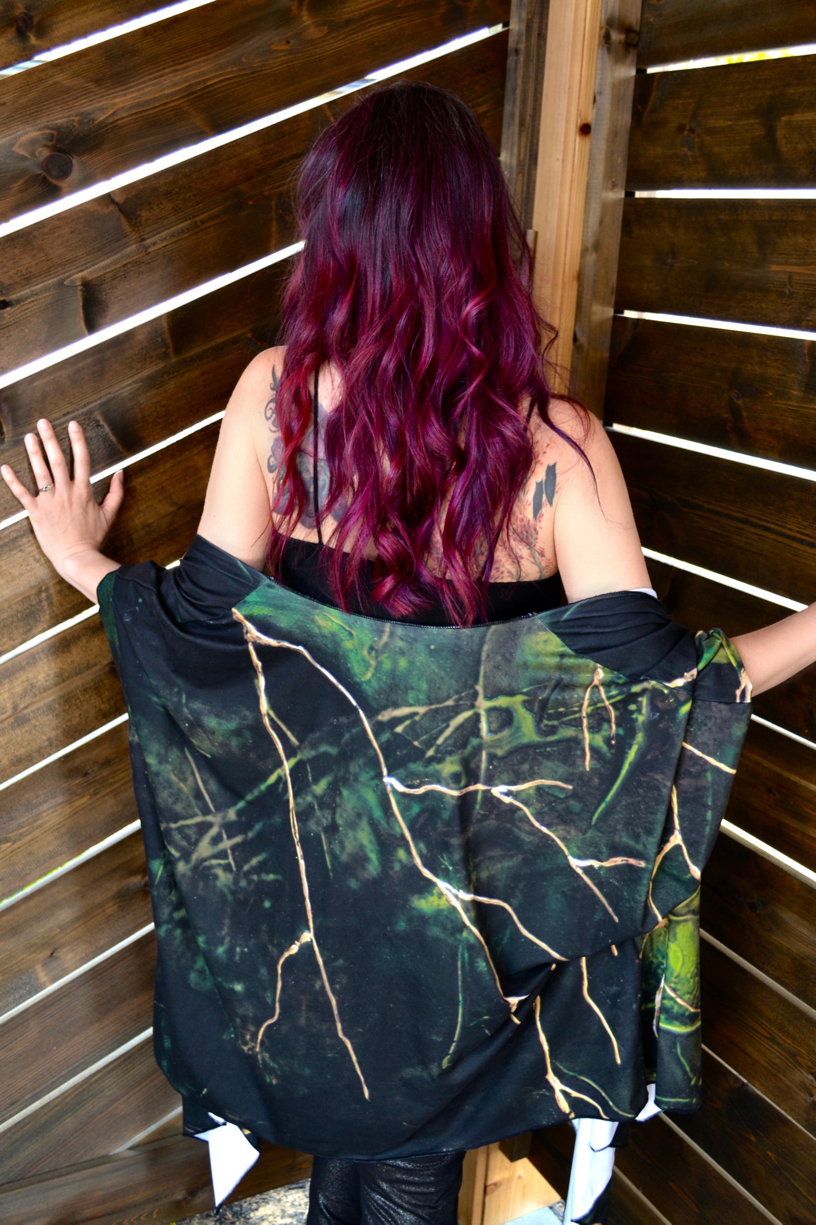 Draped Cover Up Without Fringe