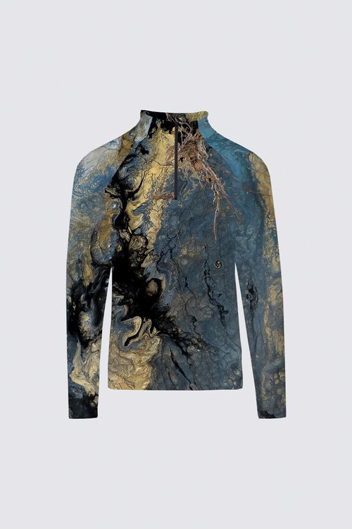 Scuba Knit Active Long Sleeve Half Zip