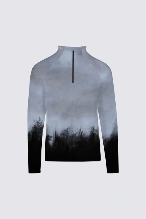 Scuba Knit Active Long Sleeve Half Zip