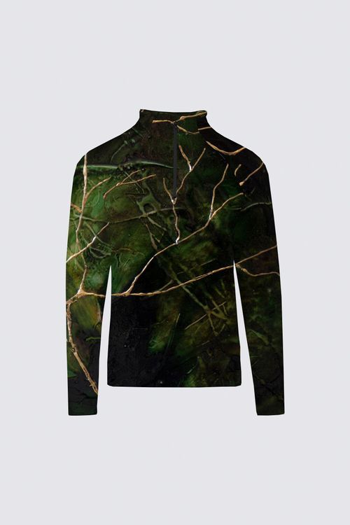 Scuba Knit Active Long Sleeve Half Zip