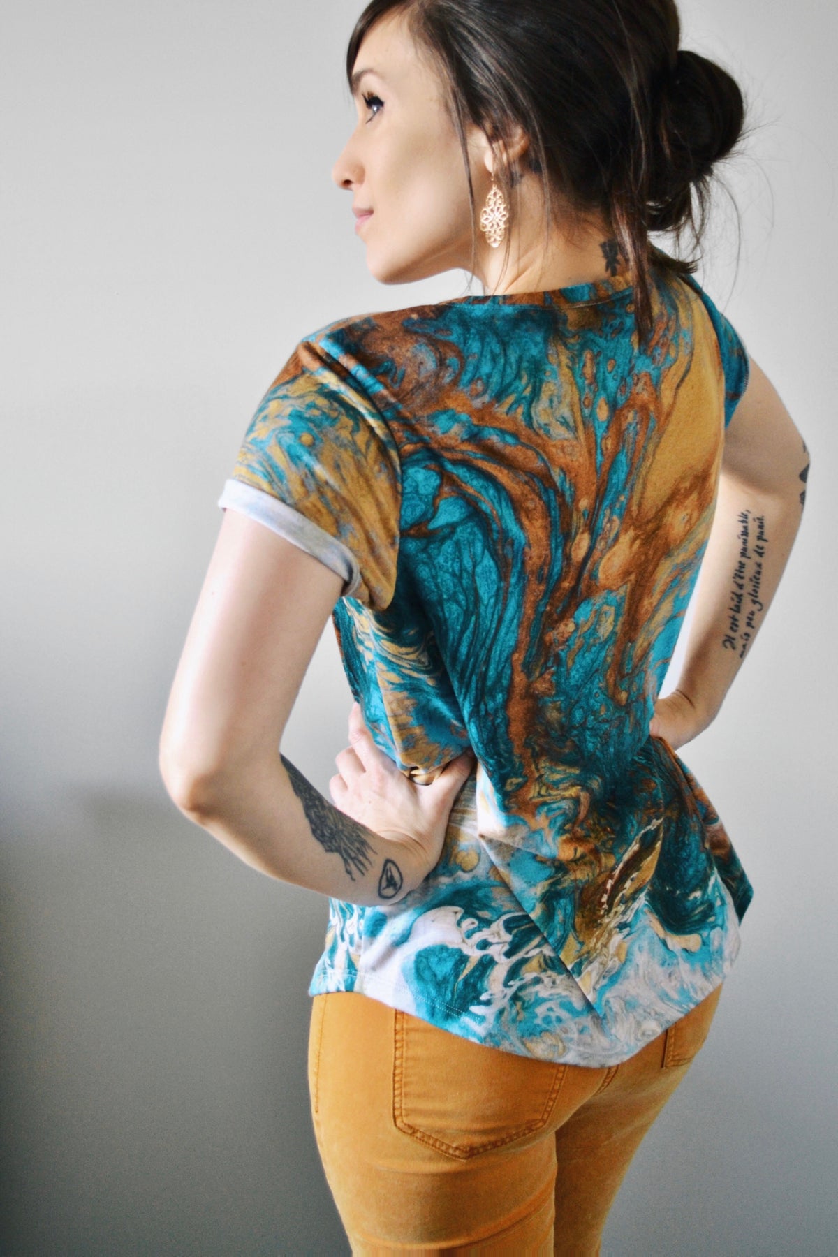 Short Sleeve V-Neck Tee