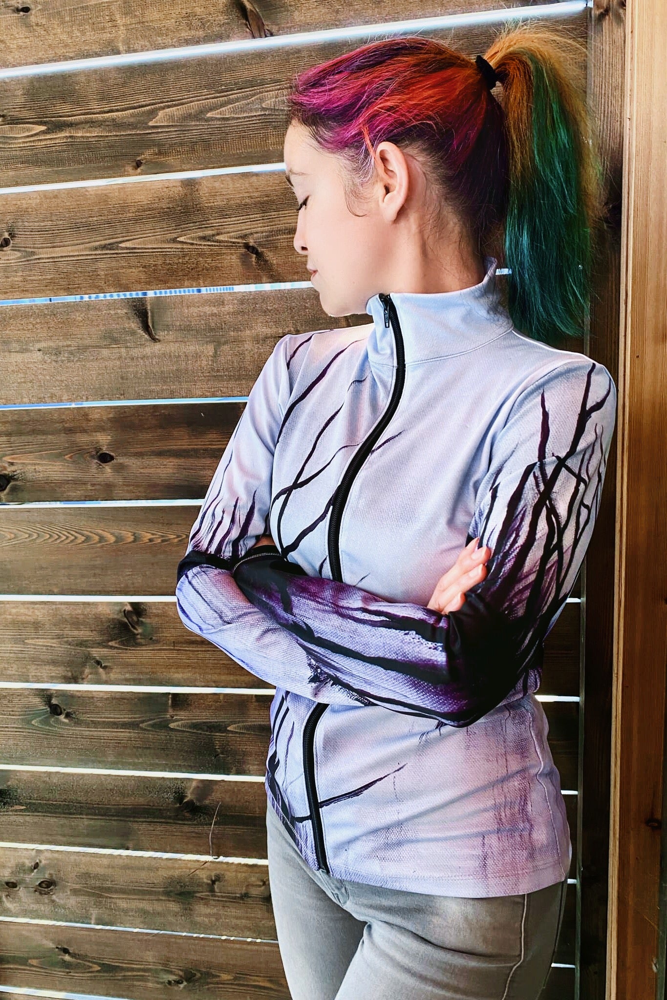 Full Zip Long Sleeve Active Top