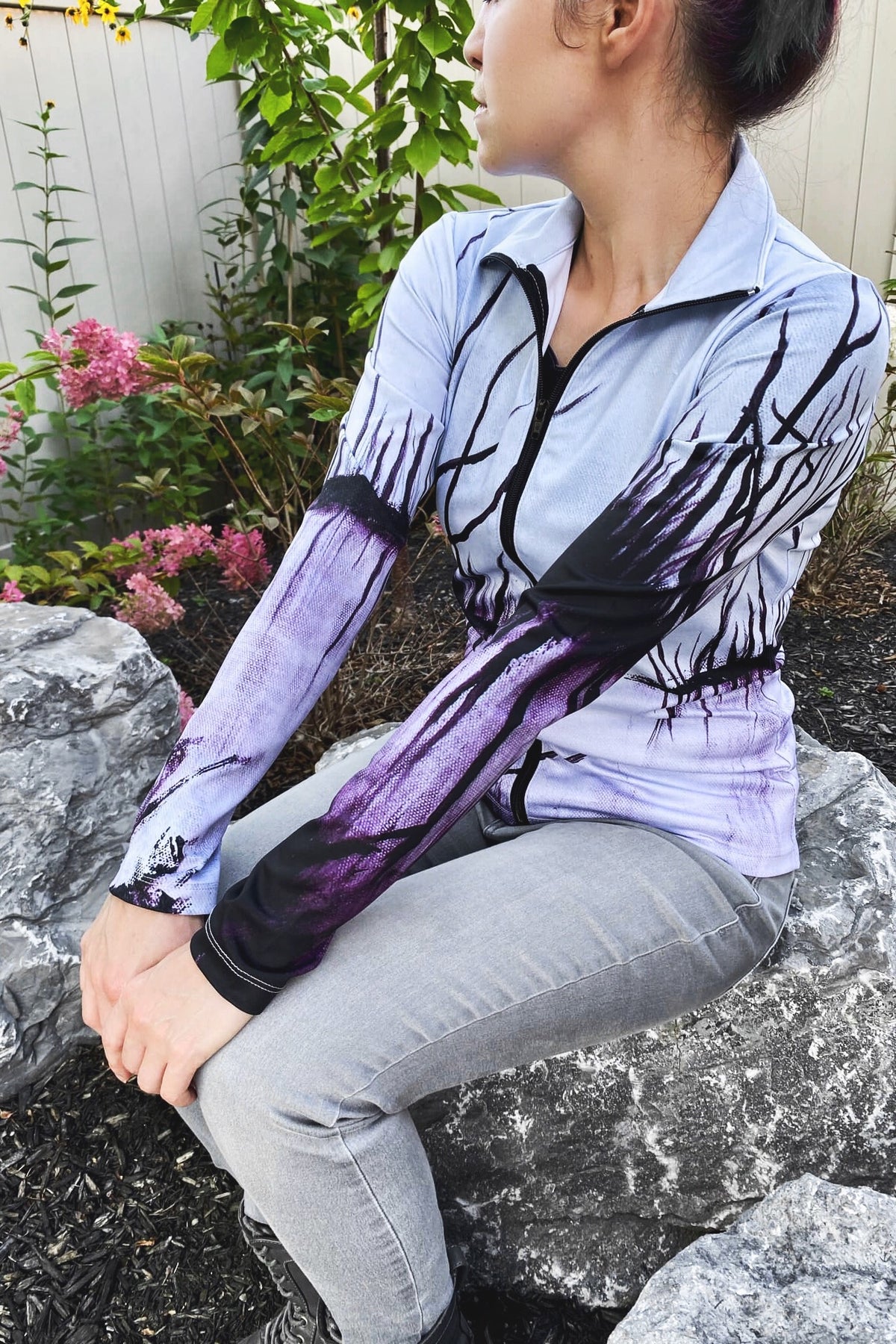 Full Zip Long Sleeve Active Top