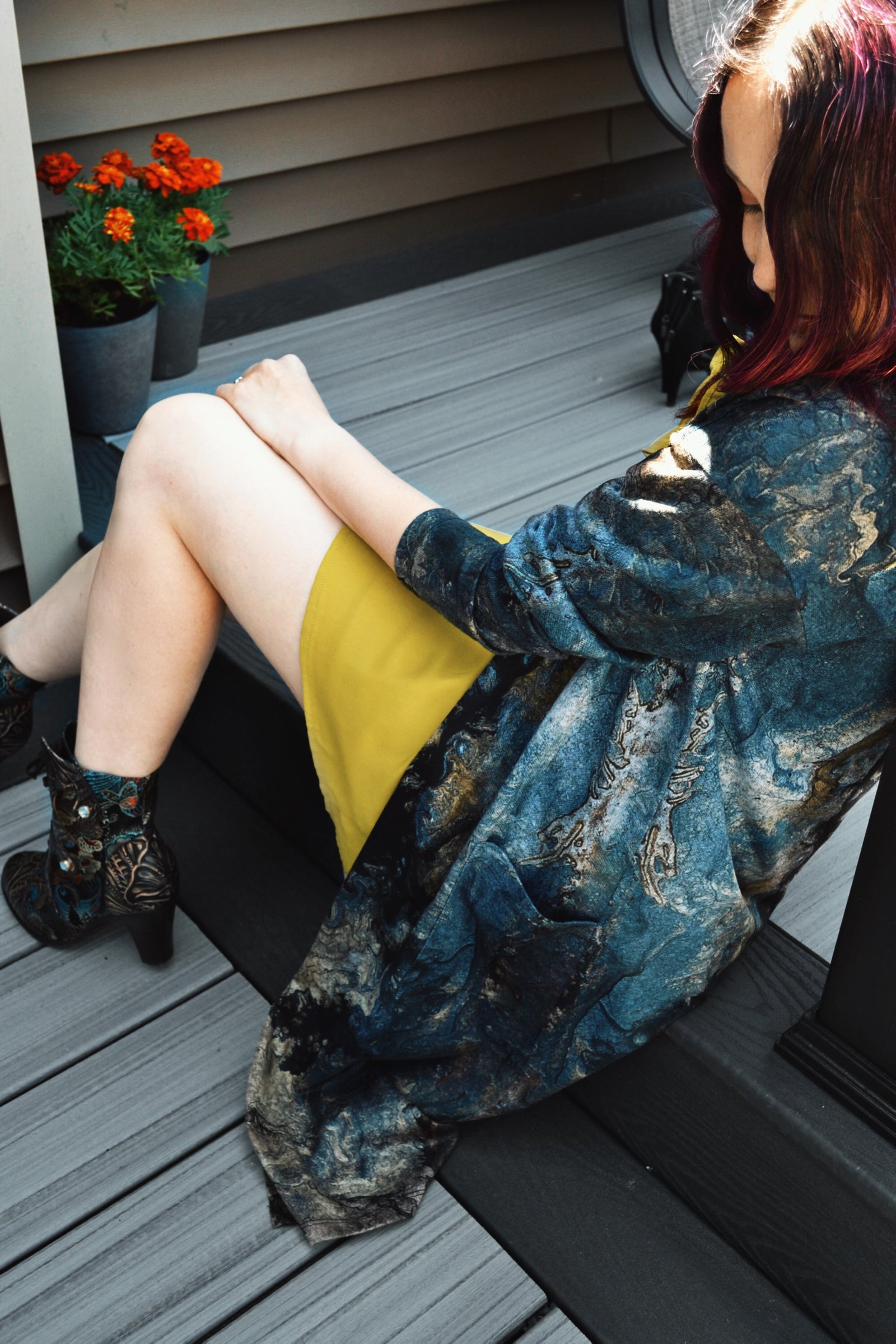 Brushed Knit Duster Cardigan With Pockets